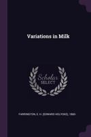 Variations in Milk 1378259459 Book Cover