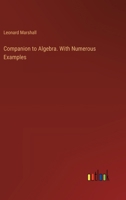 Companion to Algebra. With Numerous Examples 3385330106 Book Cover