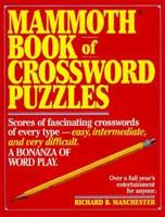 Mammoth book of crossword puzzles 0884860302 Book Cover