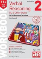 11+ Verbal Reasoning Year 4/5 GL & Other Styles Workbook 2: Verbal Reasoning Technique 191155350X Book Cover