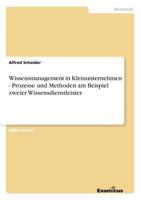 Wissensmanagement in Kleinunternehmen 3867465452 Book Cover
