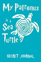 My Patronus Is A Sea Turtle: 120 Page Blank Line Journal, Notebook 169908470X Book Cover