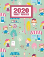 2020 Weekly Planner: January 2020 - December 2020 Calendar Agenda And Daily Schedule For Women - Cute Girls Shopping (8.5x11) 1708134387 Book Cover