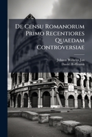 de Censu Romanorum Primo Recentiores Quaedam Controversiae 1286296471 Book Cover