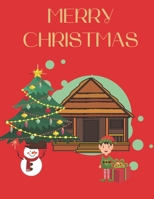 Merry Christmas: Beautiful Coloring Book For Children. Easy And Christmas Pictures. Great Gift B08P29D9N1 Book Cover