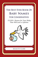 The Best Ever Book of Baby Names for Conservatives: 33,000+ Names for Your Baby That Will Last a Lifetime 1503043800 Book Cover