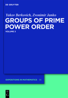 Groups of Prime Power Order. Volume 3 3110207176 Book Cover