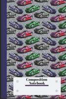 Car Collection Composition Notebook: 120 pages Wide Ruled Composition Notebook for boys, girls, students, Moms, Dads and Teachers with Grey Background 1074036557 Book Cover