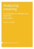 Analyzing Meaning 3961100675 Book Cover