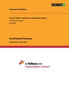 Konfliktstoff Wasser 3656036055 Book Cover