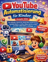 YouTube- Automatisierung für Kinder (Ausgabe 2026): Ein einfacher Schritt-für-Schritt-Plan, um einen anonymen YouTube-Kanal zu erstellen, Videos mit ... online Geld zu verdienen (German Edition) B0GTJ5LPHL Book Cover