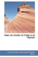 Tables des Annales de Chimie et de Physique 1103385380 Book Cover