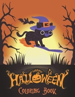 Happy Halloween Coloring Book: Halloween coloring books for kids ages 3-4-5-6-7-8-9-10. Halloween gifts for Son, Daughter. Kids Halloween craft. ... for kids. (Halloween gifts for children). B08HRSJ23V Book Cover