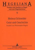 Geist Und Geschichte: Studien Zur Philosophie Hegels 363133821X Book Cover