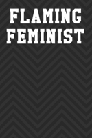 Flaming Feminist: Guitar Tab Notebook 6"x9" 120 Pages 1690607262 Book Cover