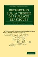 Recherches sur la théorie des surfaces élastiques 1017266387 Book Cover