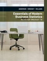 Essentials of Modern Business Statistics with Microsoft Excel 0840062389 Book Cover