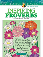 Creative Haven Inspiring Proverbs Coloring Book 0486821668 Book Cover