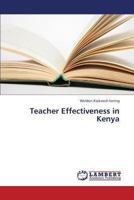 Teacher Effectiveness in Kenya 3659417270 Book Cover