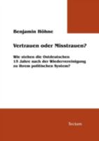 Vertrauen Oder Misstrauen? 3828889956 Book Cover