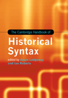 The Cambridge Handbook of Historical Syntax 1107049601 Book Cover