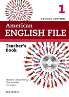 American English File 2e 1 Teacher Book: With Testing Program 0194776336 Book Cover