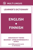 English-Finnish Learner's Dictionary B08XRXSZP2 Book Cover