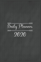 Daily Planner 2020: daily planner with to do list for organization - daily planner with hourly schedule - daily planner 2020 one page per day - daily planner to do list notepad 1677487038 Book Cover
