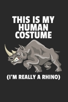 Nashorn Rhino Notizbuch: Nashorn Rhino Notizbuch f�r Liebhaber / Notizheft / Notizblock A5 (6x9in) Dotted Notebook / Punkteraster / 120 gepunktete Seiten 1671708741 Book Cover