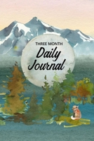 Daily Journal: Three month journal / You will never pass this way again - Watercolor forest 167648499X Book Cover