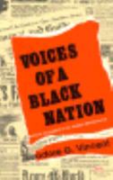 Voices of a Black Nation: Political Journalism in the Harlem Renaissance 0865432031 Book Cover