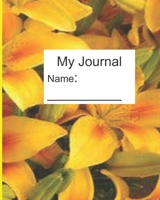 My Journal: Collections of my thoughts, hopes, and dreams 1694838641 Book Cover