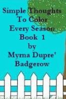 Simple Thoughts to Color Every Season 1329832825 Book Cover