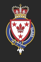 Glass: Glass Coat of Arms and Family Crest Notebook Journal (6 x 9 - 100 pages) 1673704271 Book Cover