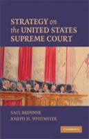 Strategy on the United States Supreme Court 052173634X Book Cover