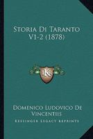 Storia Di Taranto V1-2 (1878) 1166779831 Book Cover