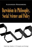 Darwinism in Philosophy, Social Science and Policy (Cambridge Studies in Philosophy and Biology) 0521664071 Book Cover