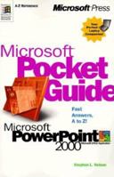 Microsoft Pocket Guide to Microsoft Powerpoint 2000 (Pocket Guide (Microsoft)) 1572319755 Book Cover