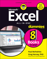 Excel All-in-One For Dummies (For Dummies 1119830729 Book Cover