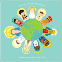 The Virgin Mary Around the World! A Pilgrimage of Faith 0996469109 Book Cover