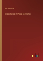 Miscellanies in Prose and Verse 3368812645 Book Cover