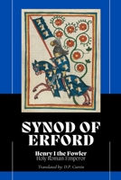 Synod of Erford: 932 AD B0GL7G69FD Book Cover