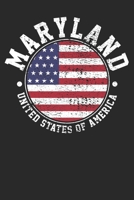 Notebook: Maryland Dot Grid 6x9 120 Pages 169907917X Book Cover