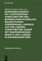 Bundesbaugesetz 3111091562 Book Cover