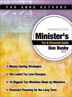 Zondervan 2003 Minister's Tax & Financial Guide: For 2002 Returns 0310243289 Book Cover