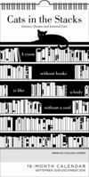Cats in the Stacks 16-Month 2018-2019 Wall Calendar: Literary Quotes and Lettered Cats 1449494315 Book Cover
