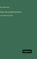Pipin; Ein Sommererlebnis: in Großdruckschrift (German Edition) 3387086008 Book Cover