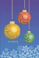 Notebook: 6 x 9 120 pages Lined Writing Notebook Journal for Christmas Lists, Planning, Menus, Gifts 1676081011 Book Cover
