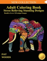 Adult Coloring Book: Stress Relieving Stunning Designs: 120 Unique Images: Stress Relieving Designs 1838458174 Book Cover