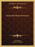 Saturn The Planet Of Sorrow 1425352189 Book Cover